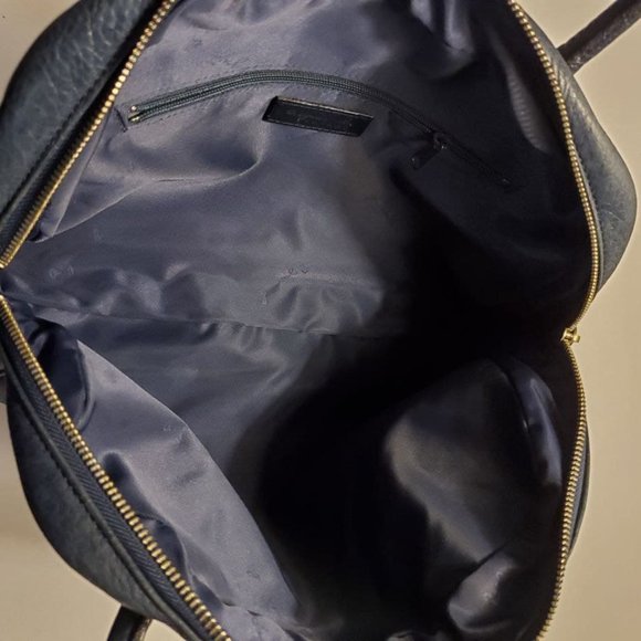 VALENTINO CHRISTY LARGE BLACK STRIPE NYLON TOTE - Picture 7 of 8